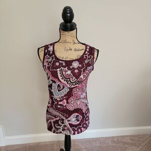 NWOT Chico's mixed media top